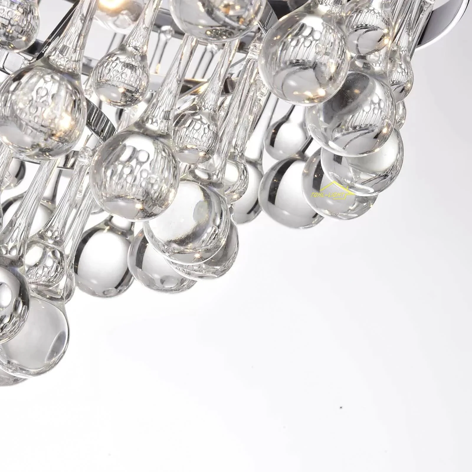 Avelis Postmodern Luxury Unique Tiered Crystal Chandelier - Image 17