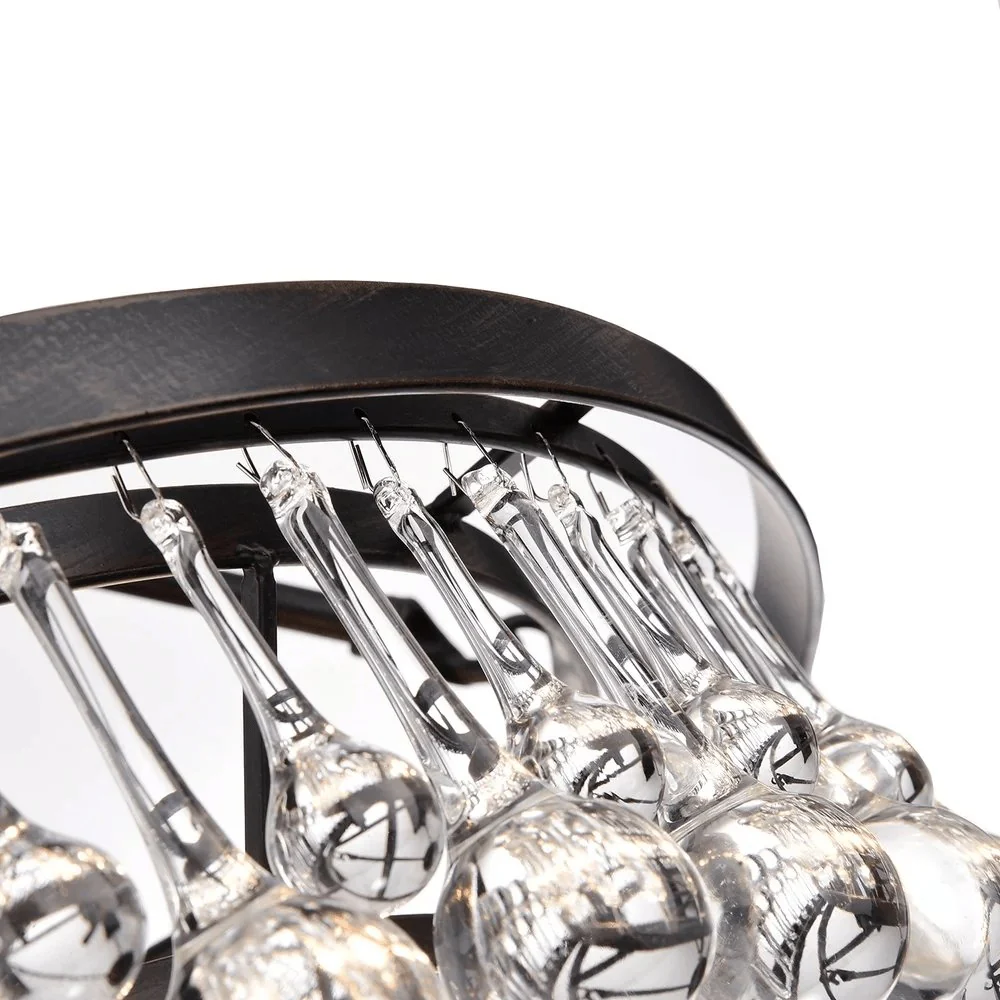 Avelis Postmodern Luxury Unique Tiered Crystal Chandelier - Image 19
