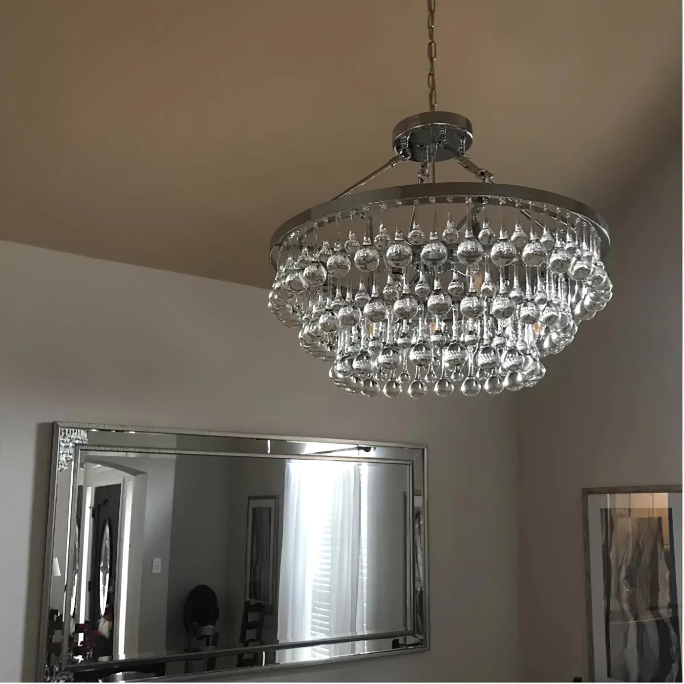 Avelis Postmodern Luxury Unique Tiered Crystal Chandelier - Image 23