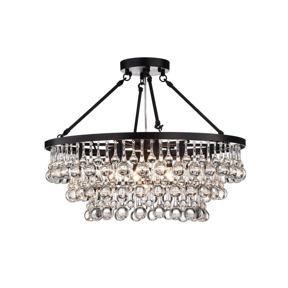 Avelis Postmodern Luxury Unique Tiered Crystal Chandelier - Image 33