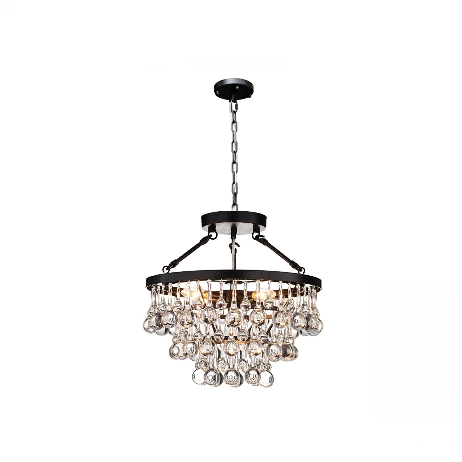 Avelis Postmodern Luxury Unique Tiered Crystal Chandelier - Image 37