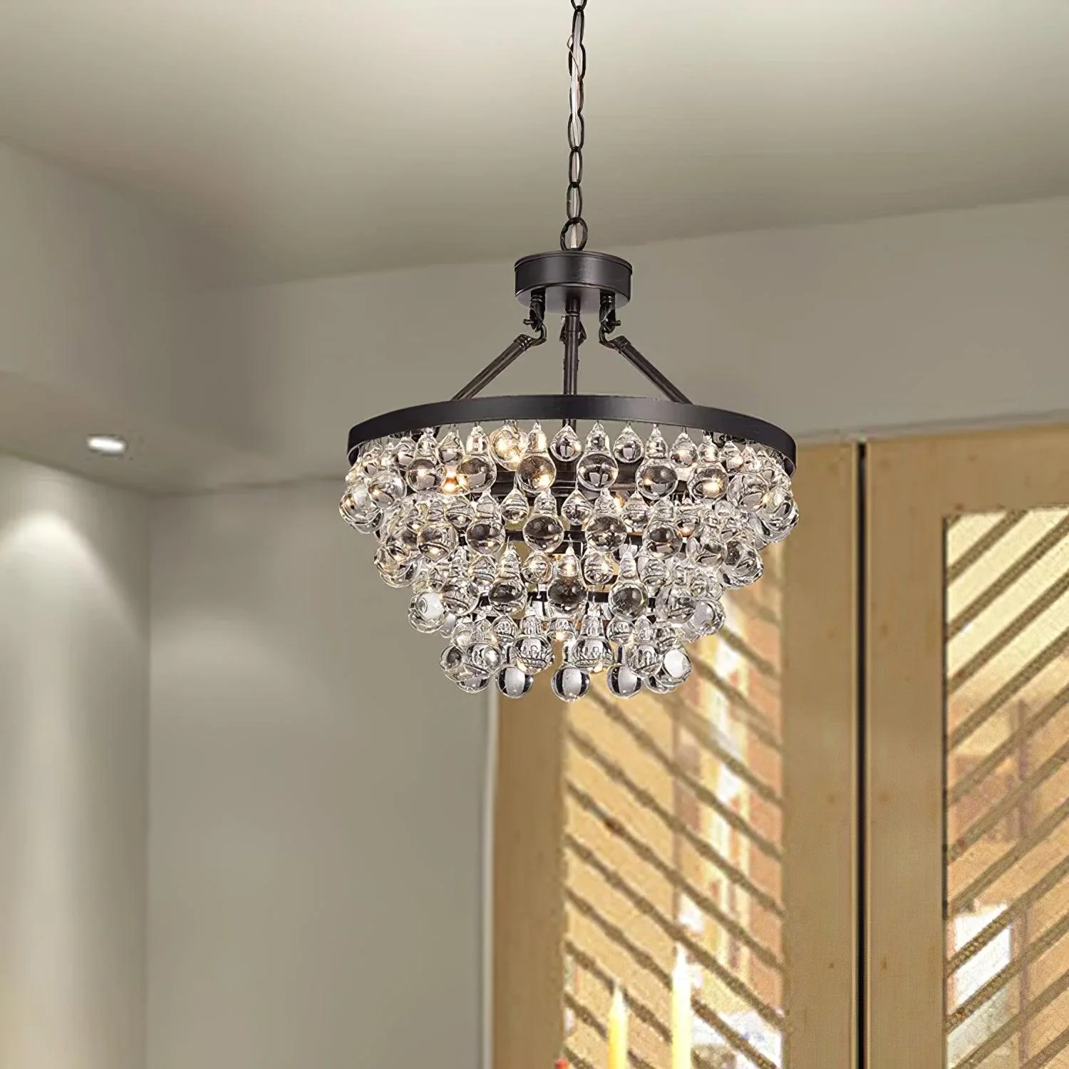 Avelis Postmodern Luxury Unique Tiered Crystal Chandelier - Image 44