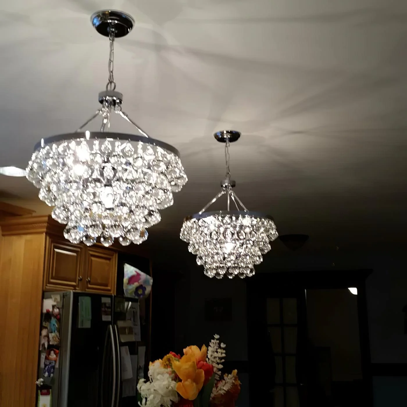 Avelis Postmodern Luxury Unique Tiered Crystal Chandelier - Image 45