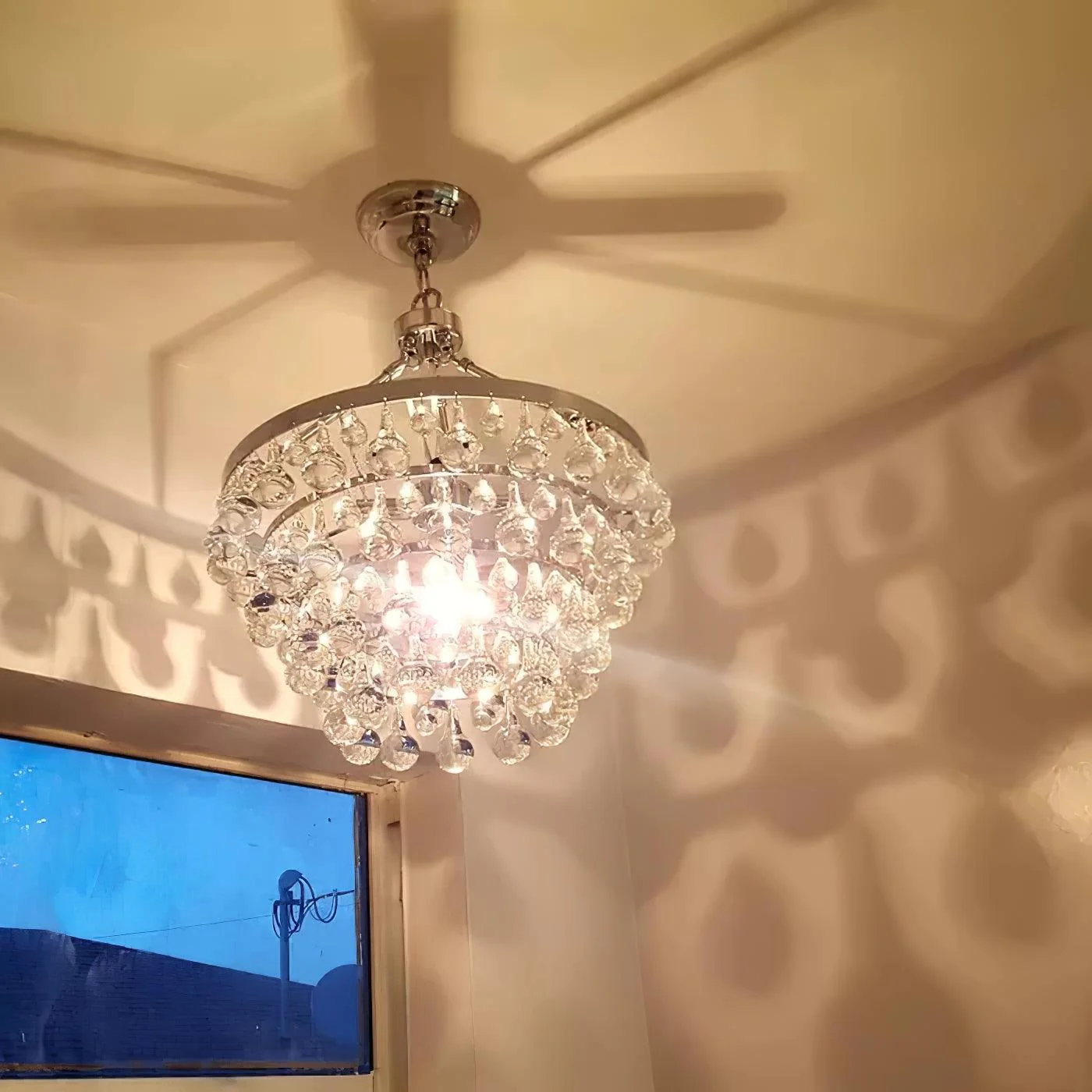Avelis Postmodern Luxury Unique Tiered Crystal Chandelier - Image 47
