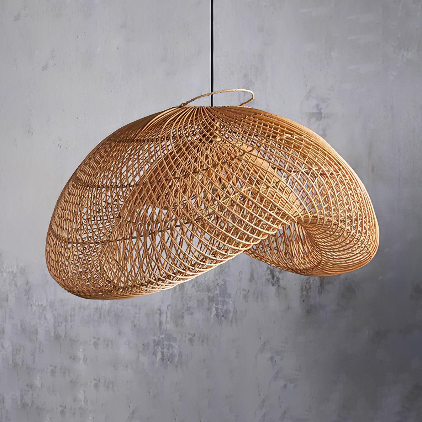 Averon Rattan Vintage Pendant Light - Image 16