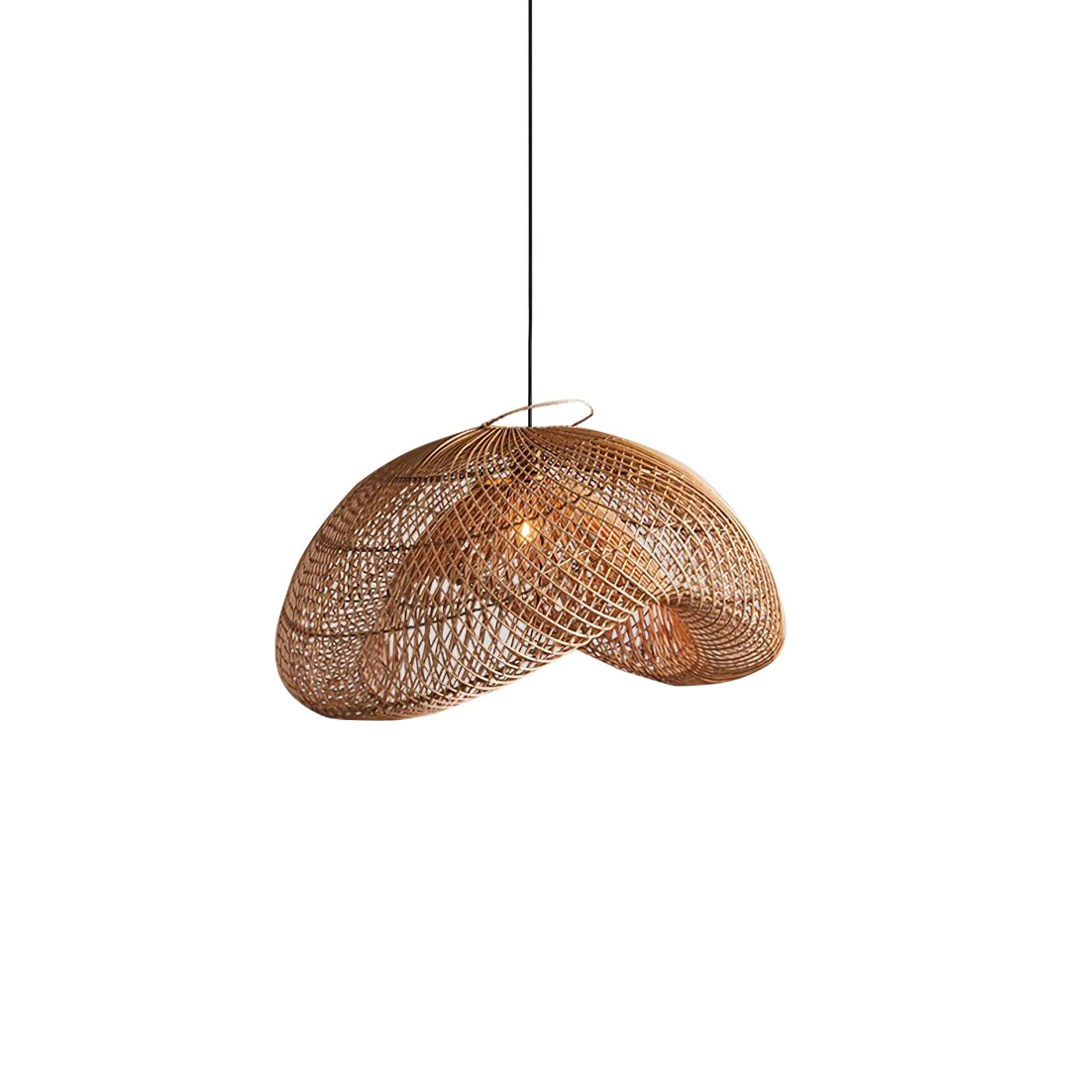 Averon Rattan Vintage Pendant Light - Image 2