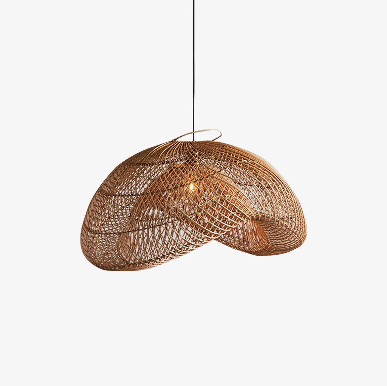 Averon Rattan Vintage Pendant Light - Image 5