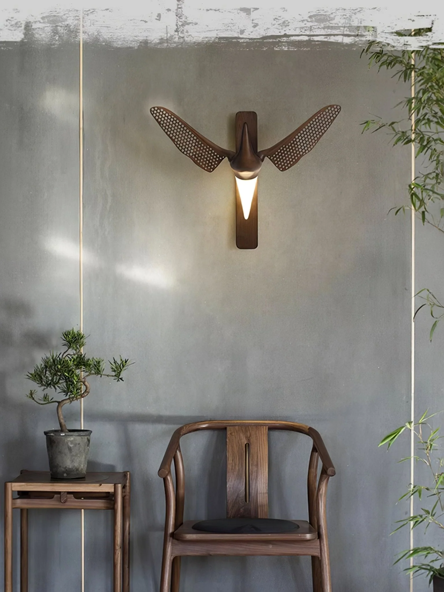 Avesa Individual Creativity Wood Wall Light - Image 12
