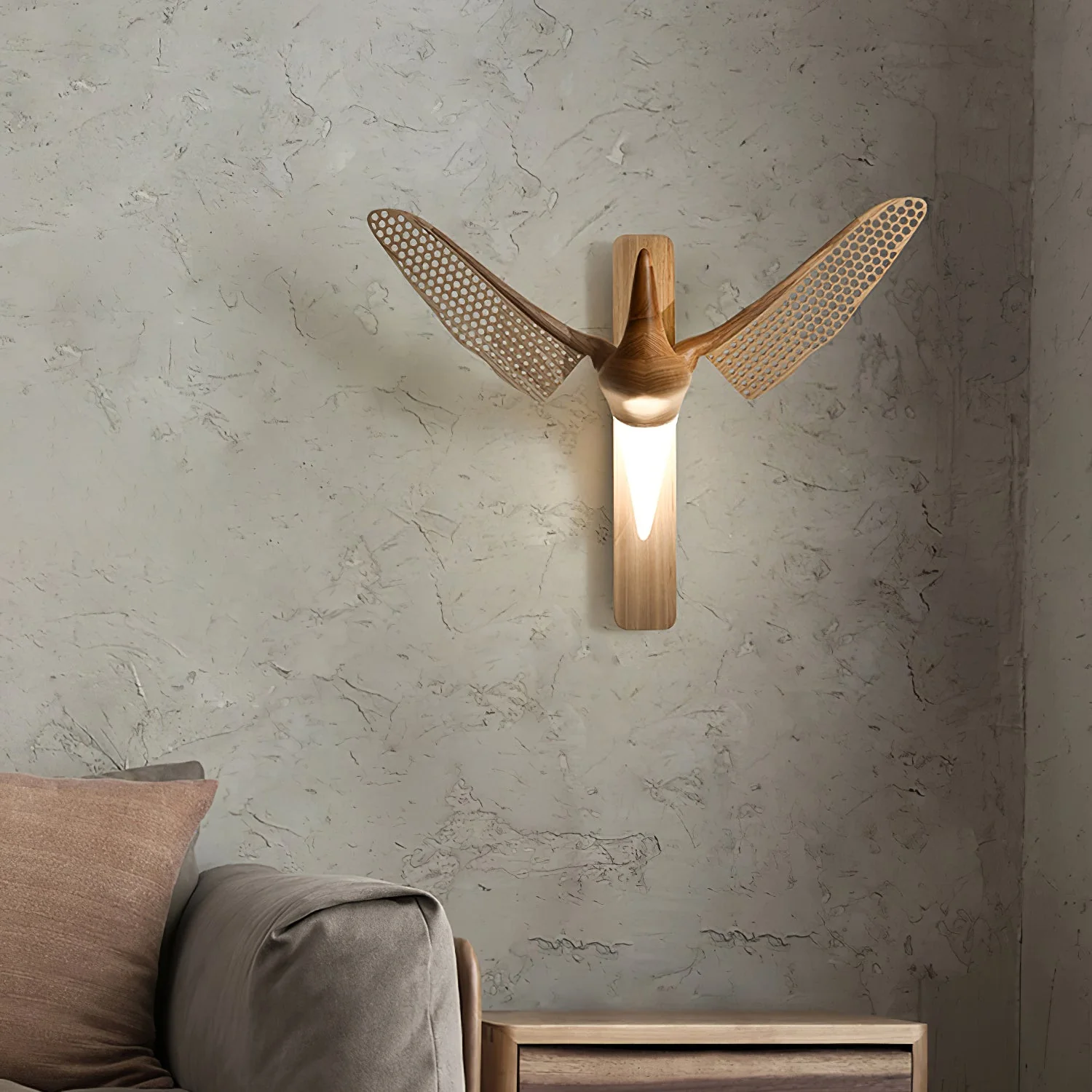 Avesa Individual Creativity Wood Wall Light - Image 9