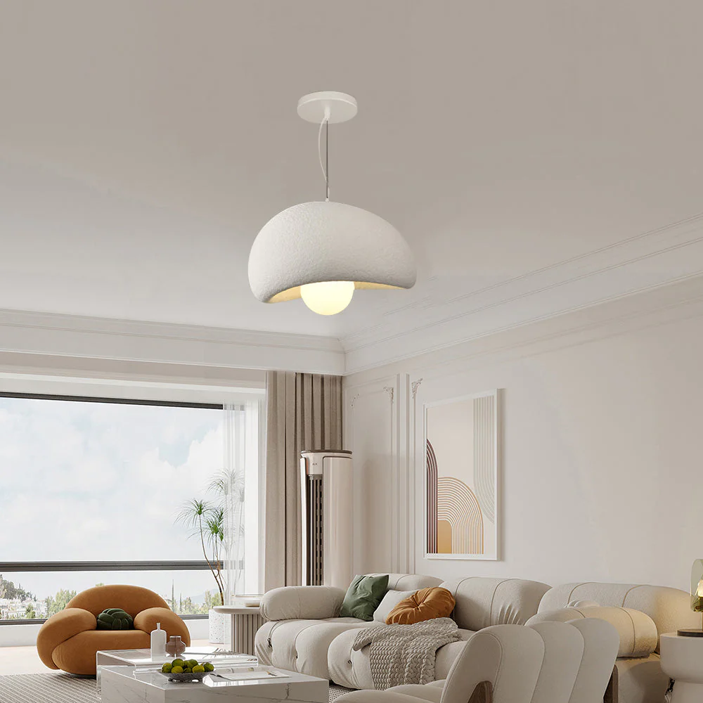Avi Wabi-Sabi Spherical Cloud Pendant Light - Image 5