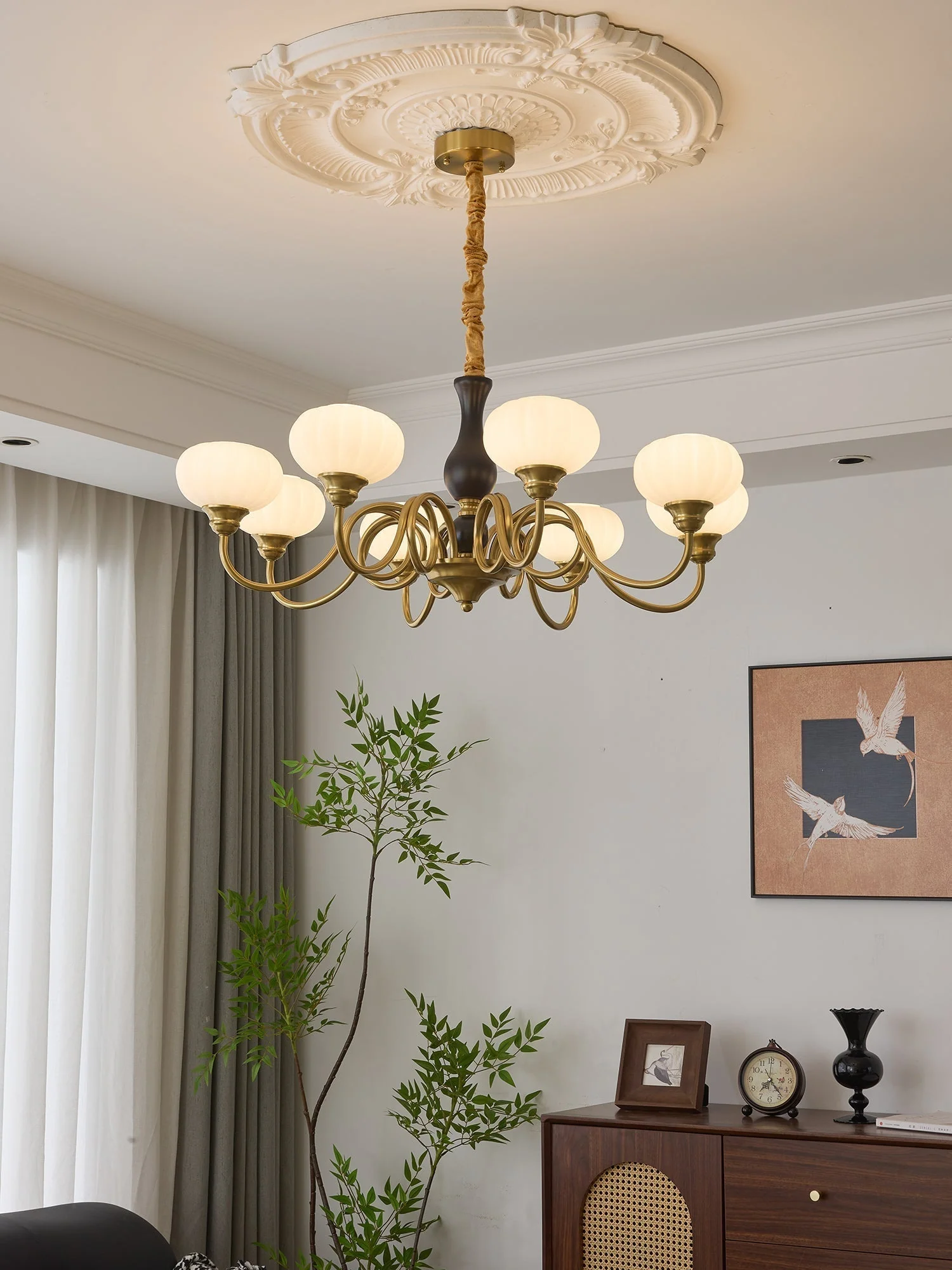 Avinor Nordic Traditional Wood Chandelier - Image 23