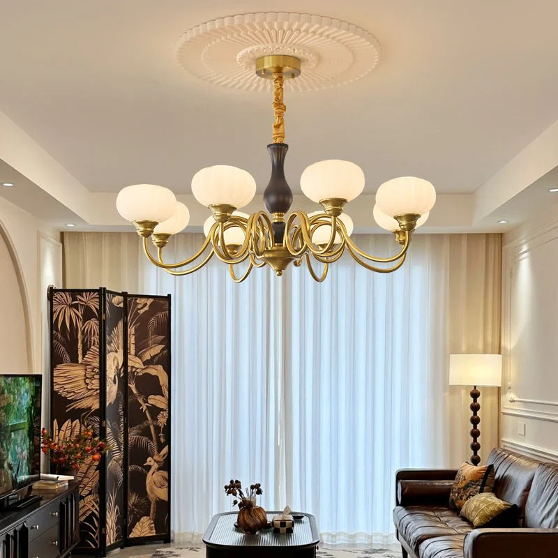 Avinor Nordic Traditional Wood Chandelier - Image 27