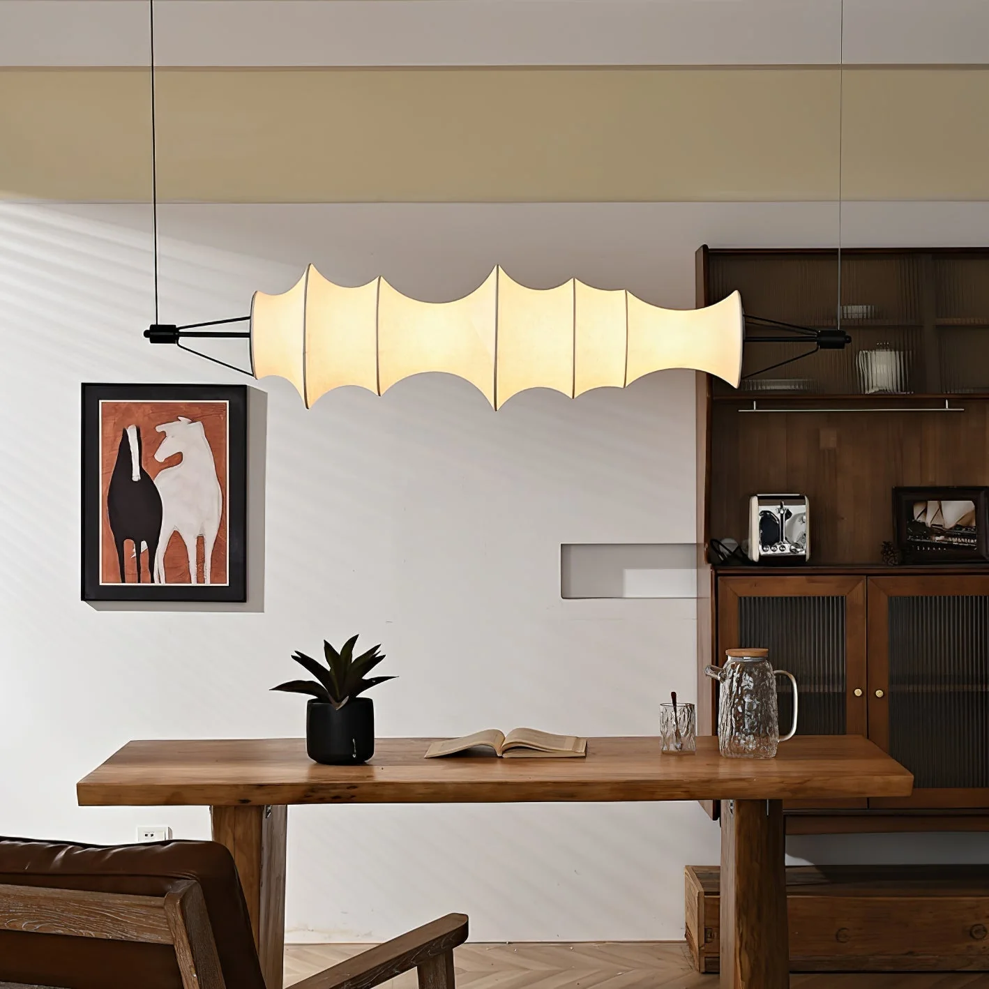 Avlorisra Art Elegance Silk Pendant Lamp - Image 2