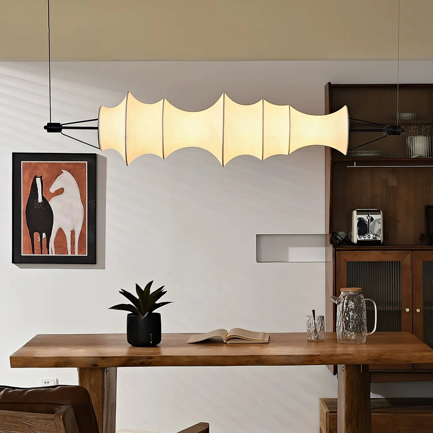 Avlorisra Art Elegance Silk Pendant Lamp - Image 4