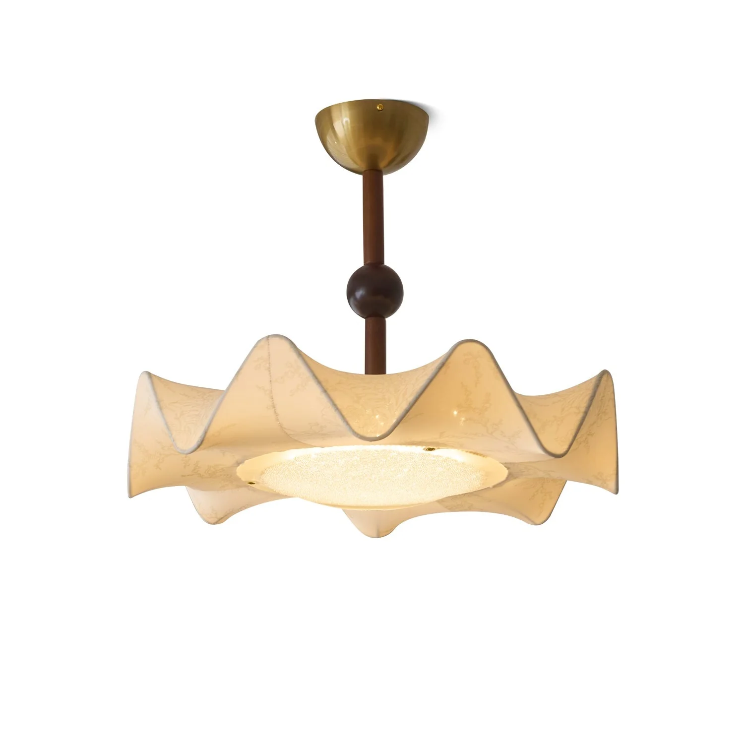 Avlorus Traditional Premium Elegance Wood Fabric Ceiling Light - Image 13