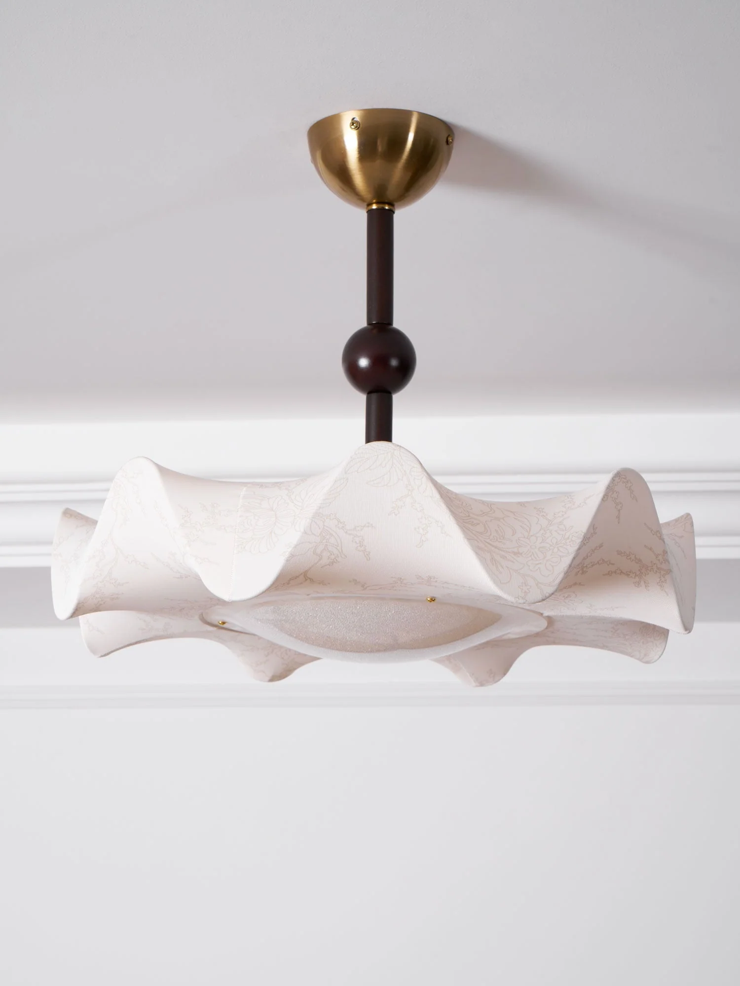 Avlorus Traditional Premium Elegance Wood Fabric Ceiling Light - Image 26