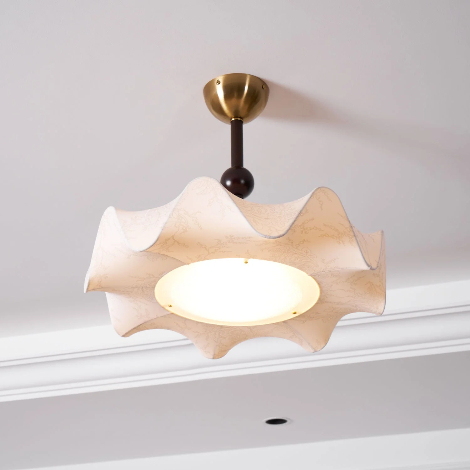 Avlorus Traditional Premium Elegance Wood Fabric Ceiling Light - Image 27