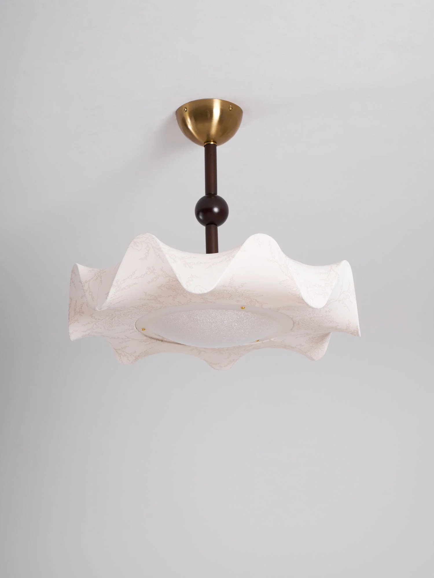 Avlorus Traditional Premium Elegance Wood Fabric Ceiling Light - Image 6