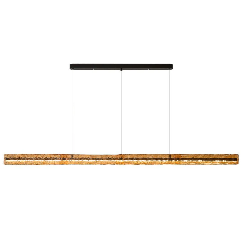 Avnorira Modern Minimalist Linear Island Glass Pendant Lamp - Image 26