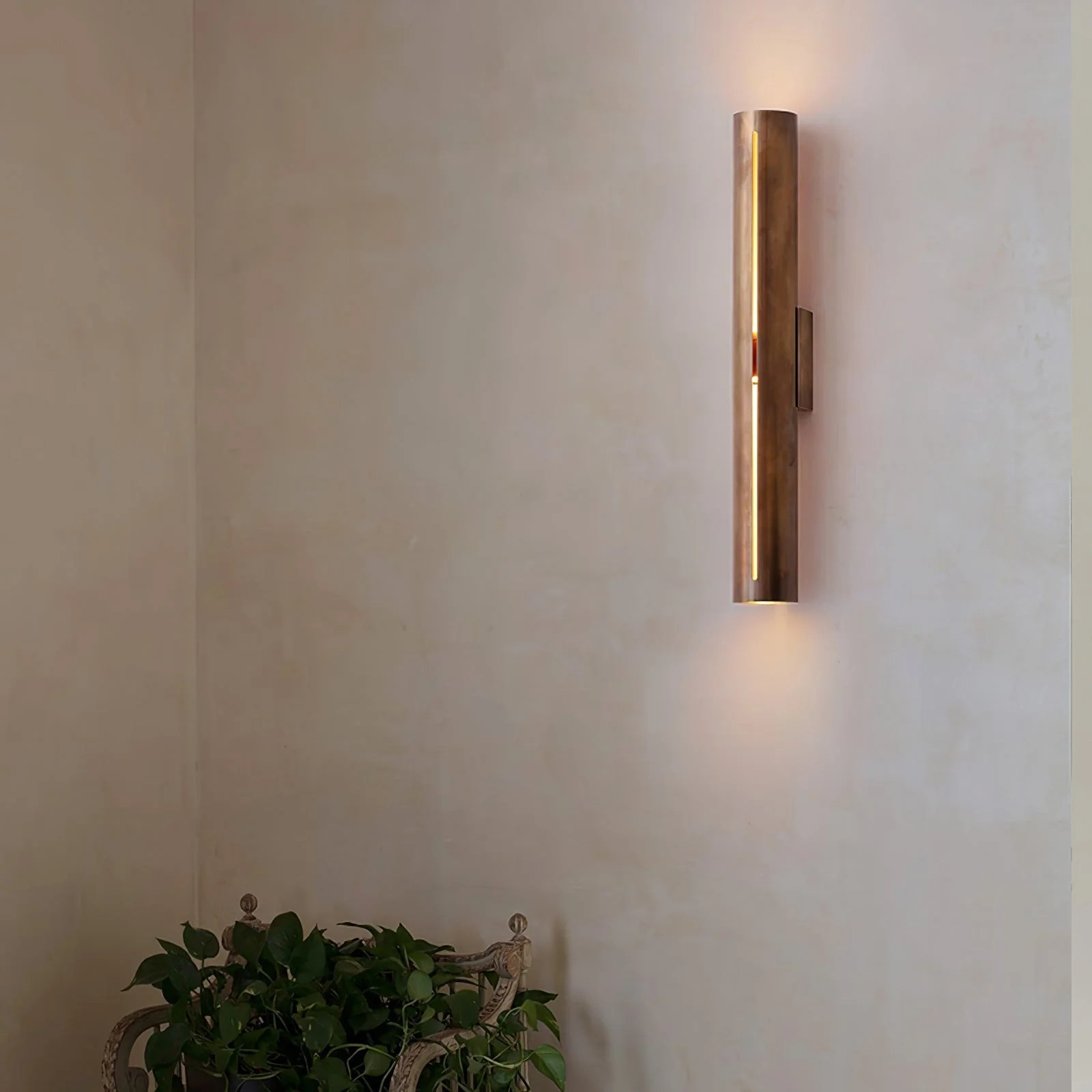 Avsilara Modern Minimalist Cylinder Brass Wall Light - Image 11
