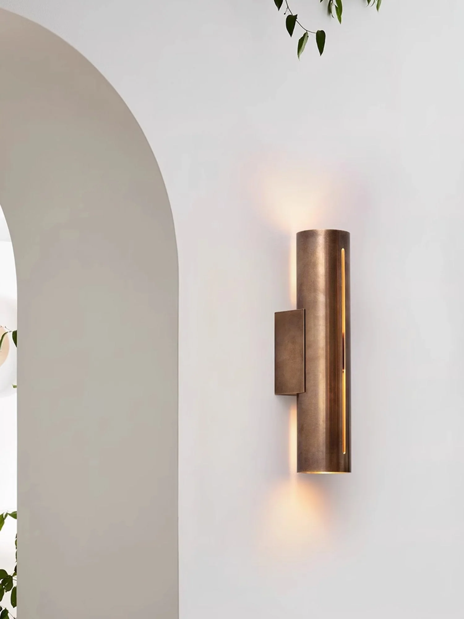 Avsilara Modern Minimalist Cylinder Brass Wall Light - Image 12
