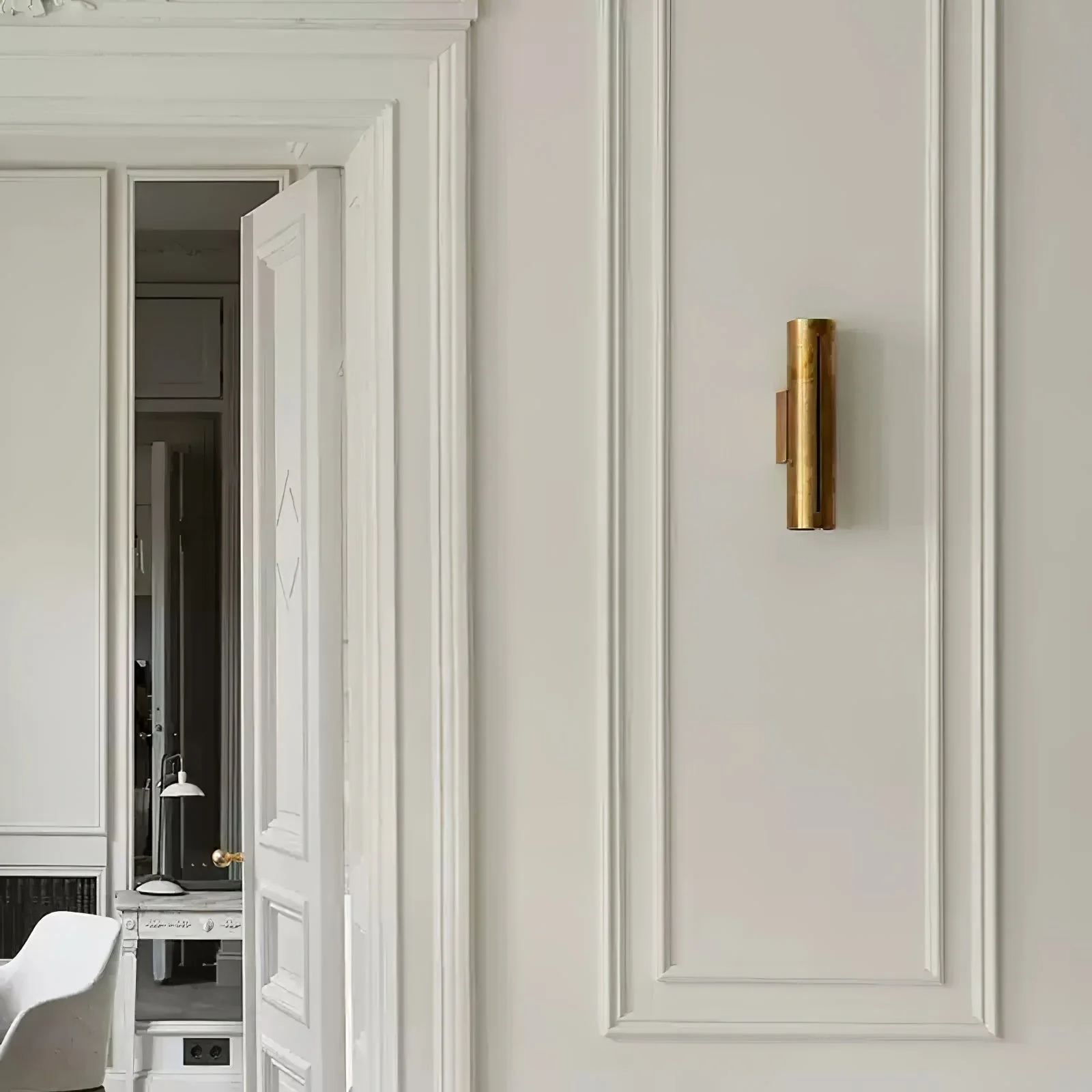 Avsilara Modern Minimalist Cylinder Brass Wall Light - Image 17
