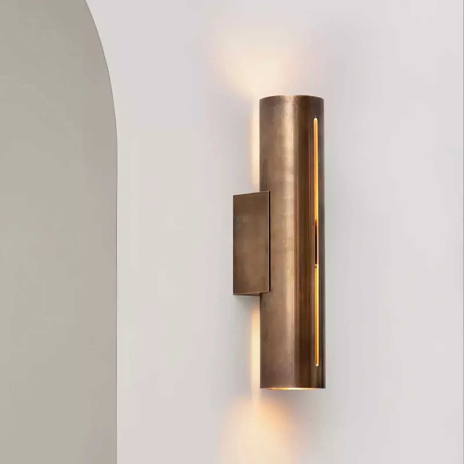 Avsilara Modern Minimalist Cylinder Brass Wall Light - Image 6