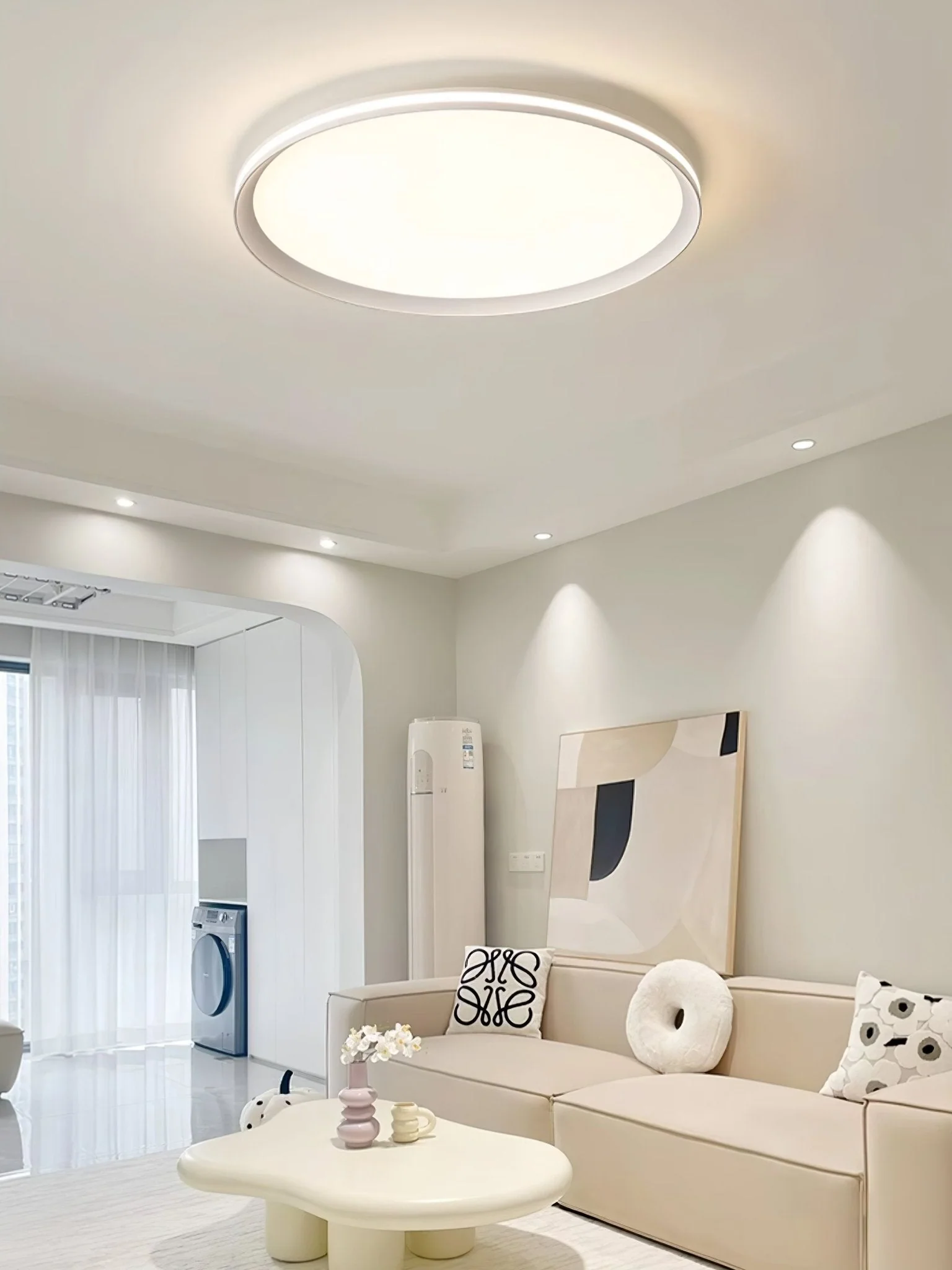 Avtheira Modern Minimalist Circular LED Ceiling Light - Image 28
