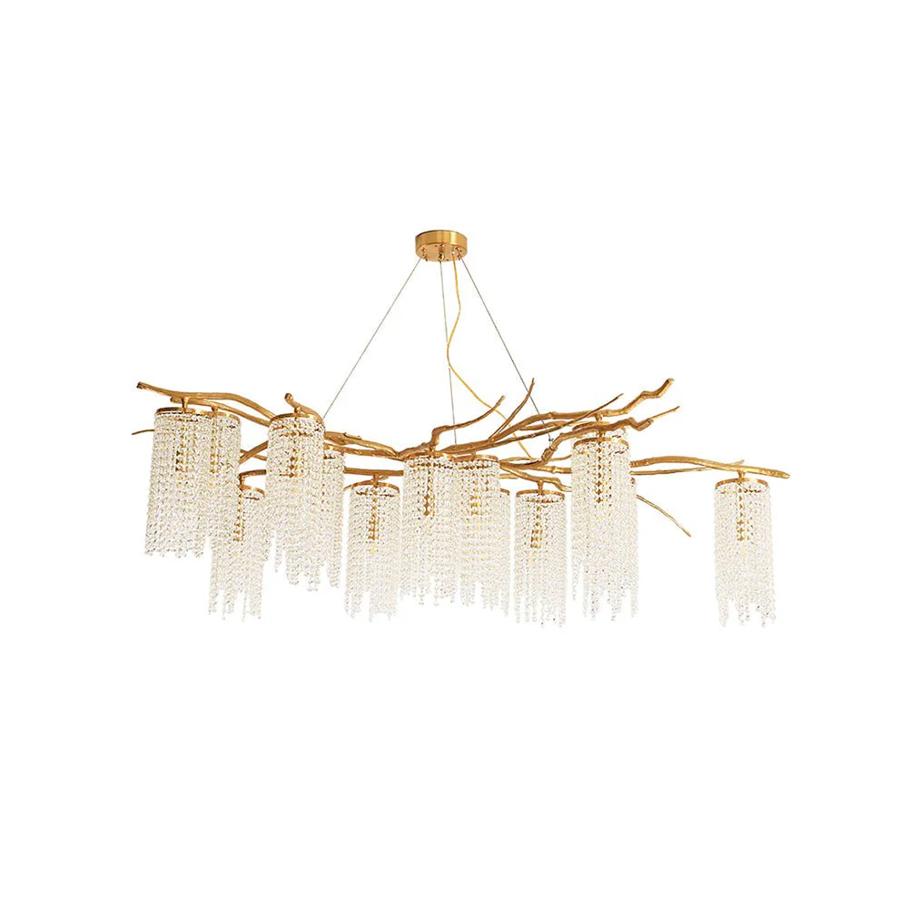 Avvariel Organic Brass Chandelier - Image 15