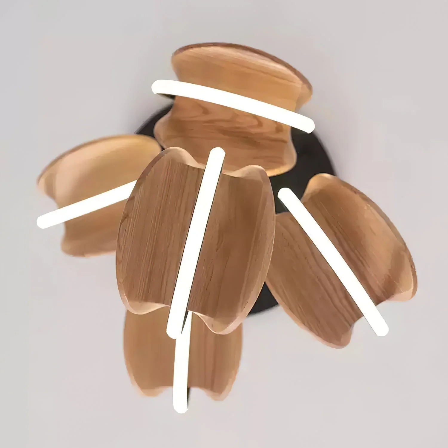 Avvelen Geometric Wood Pendant Light - Image 11