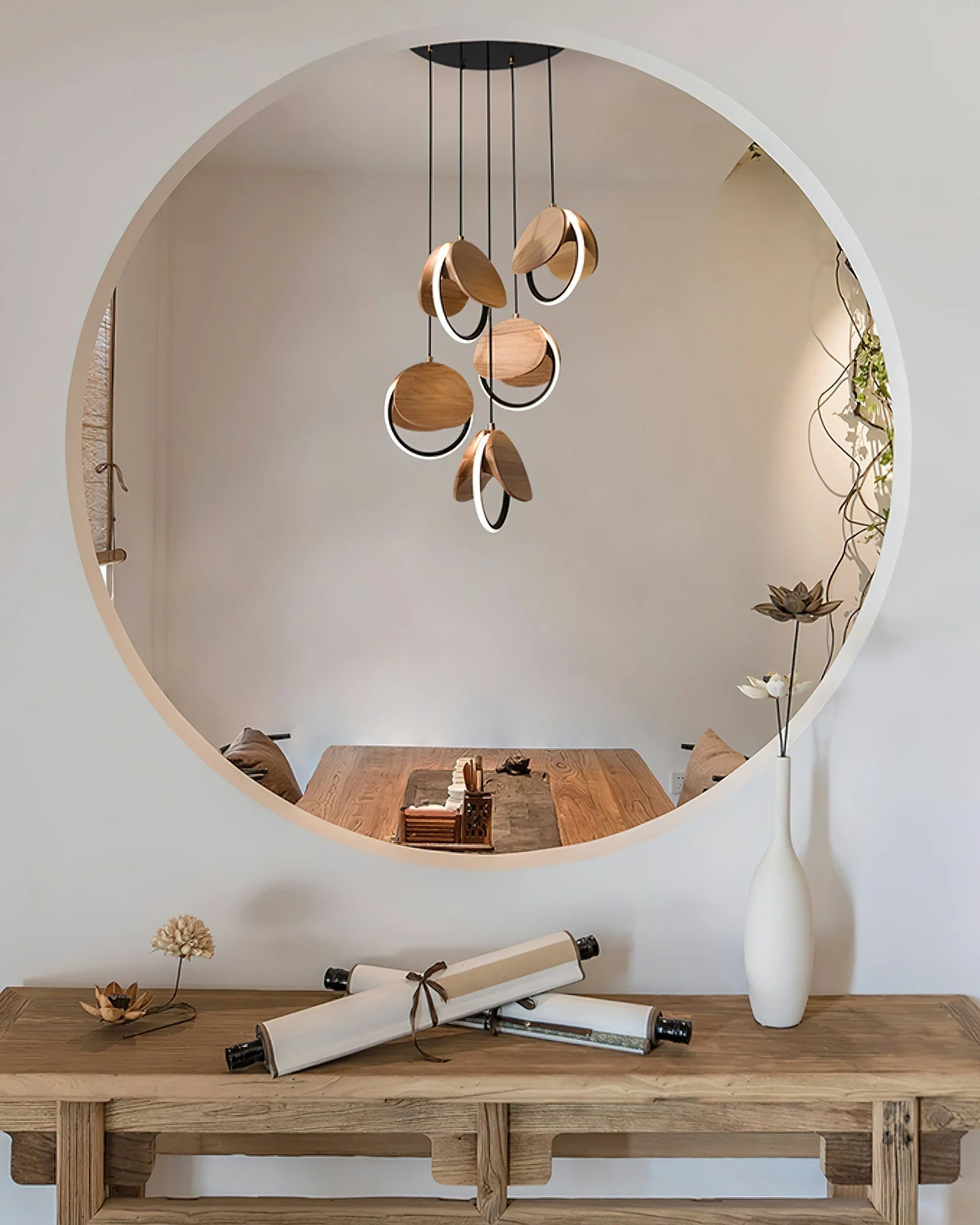 Avvelen Geometric Wood Pendant Light - Image 18