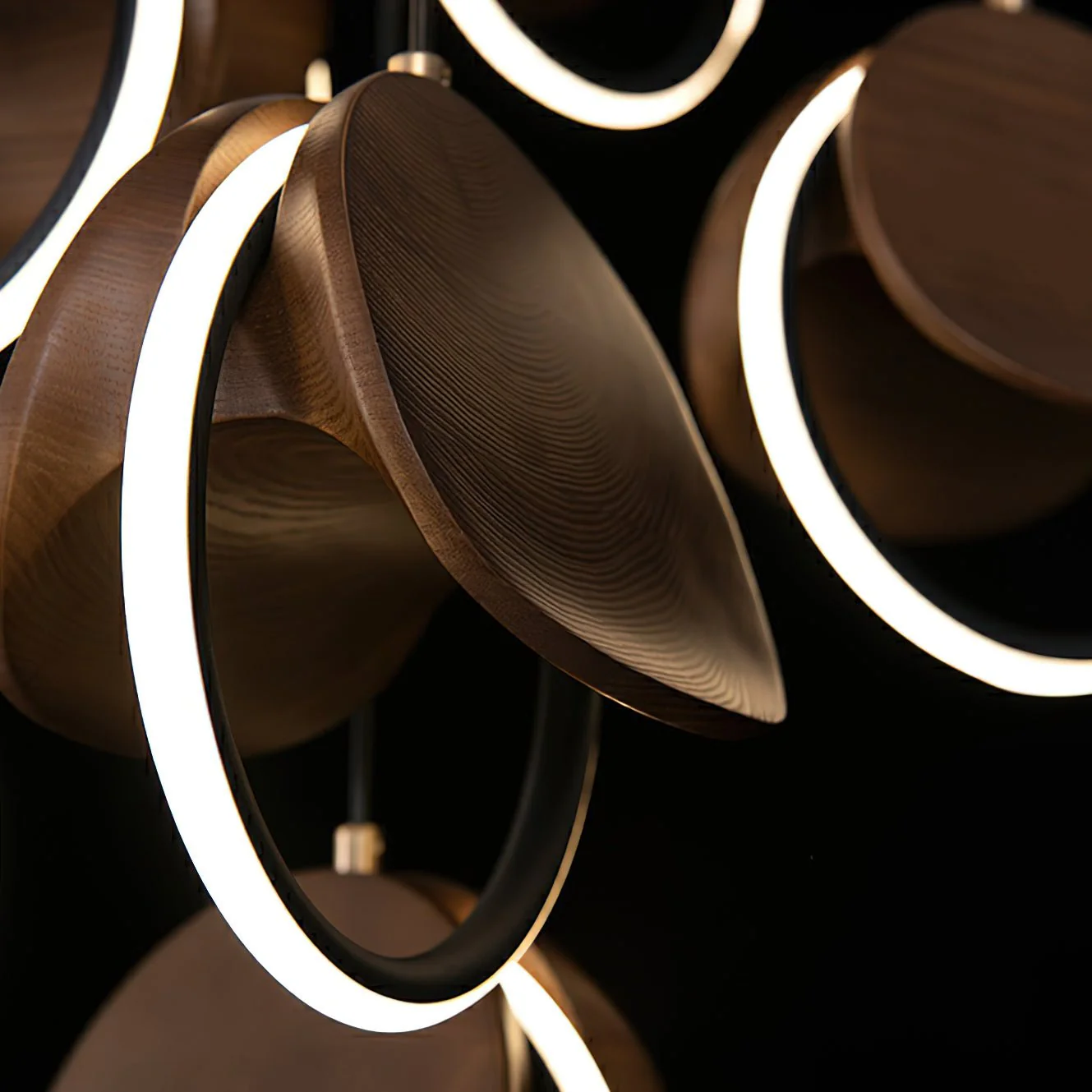 Avvelen Geometric Wood Pendant Light - Image 19