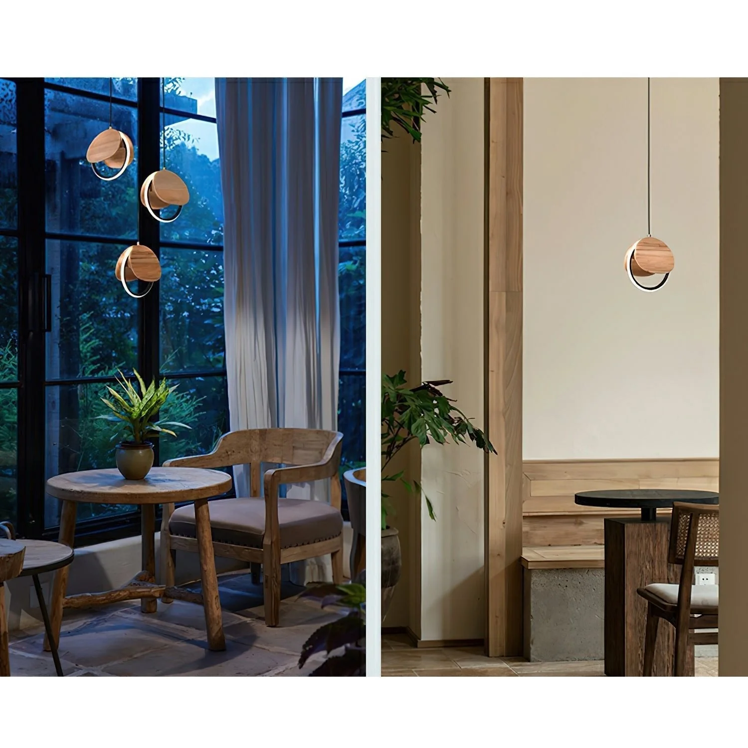 Avvelen Geometric Wood Pendant Light - Image 20