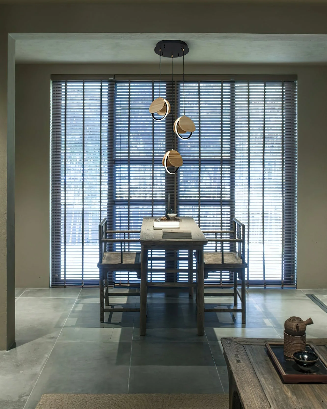 Avvelen Geometric Wood Pendant Light - Image 21