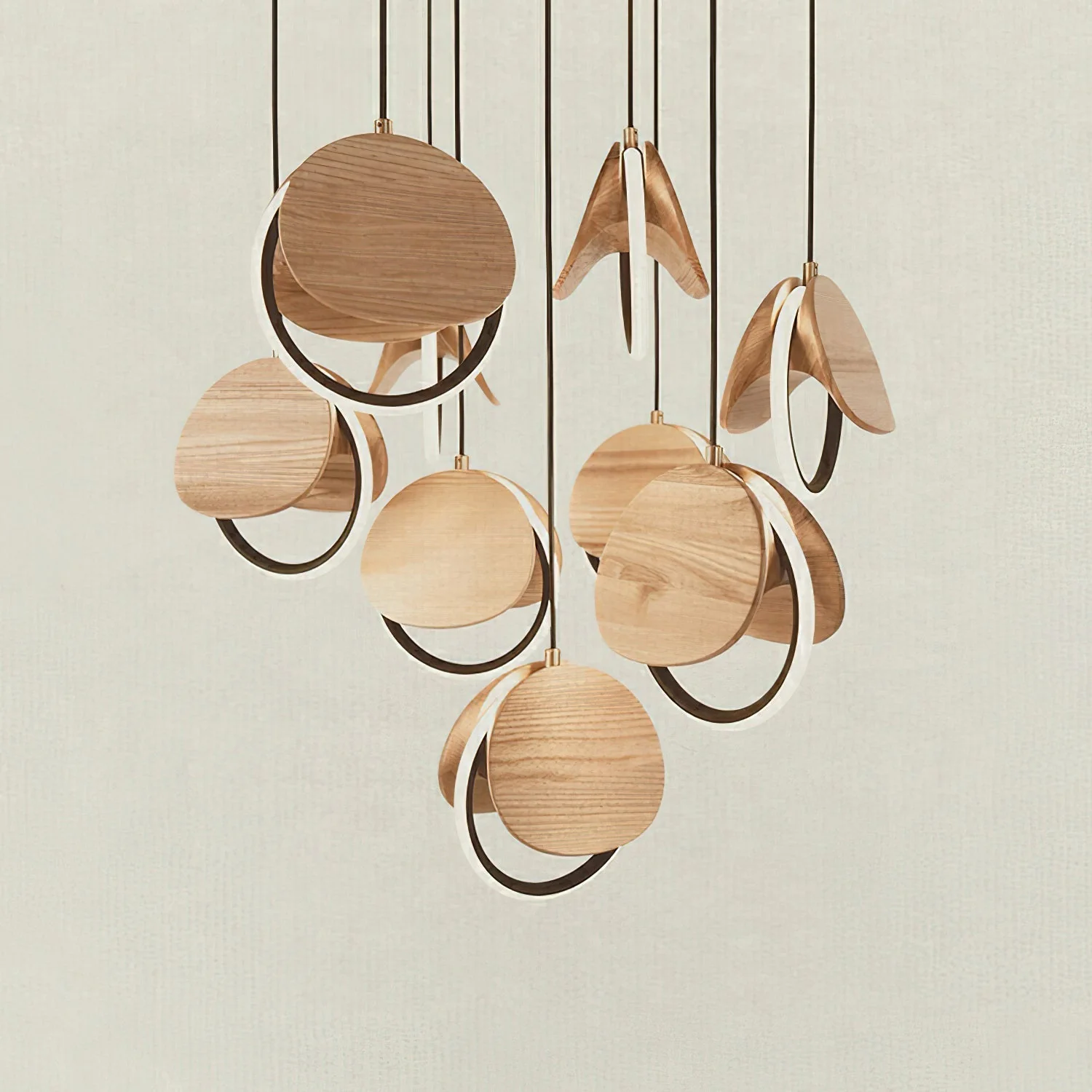 Avvelen Geometric Wood Pendant Light - Image 22