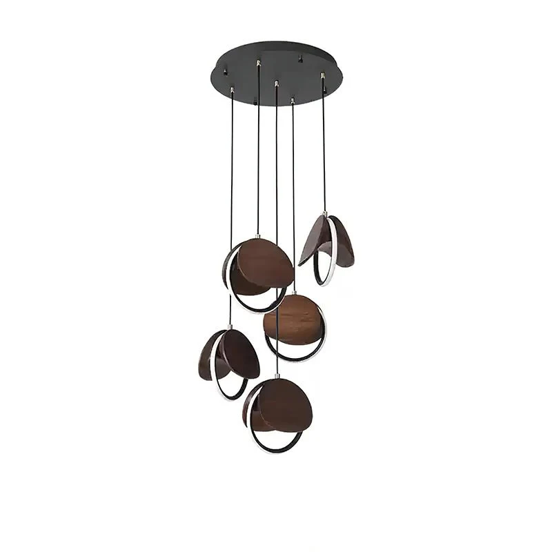 Avvelen Geometric Wood Pendant Light - Image 23