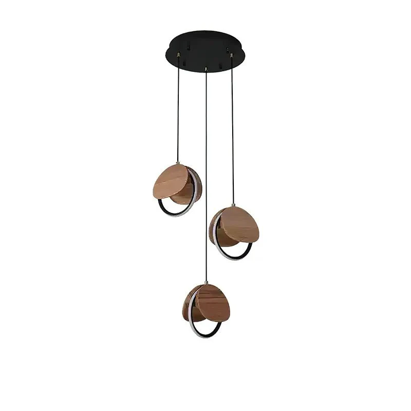 Avvelen Geometric Wood Pendant Light - Image 26