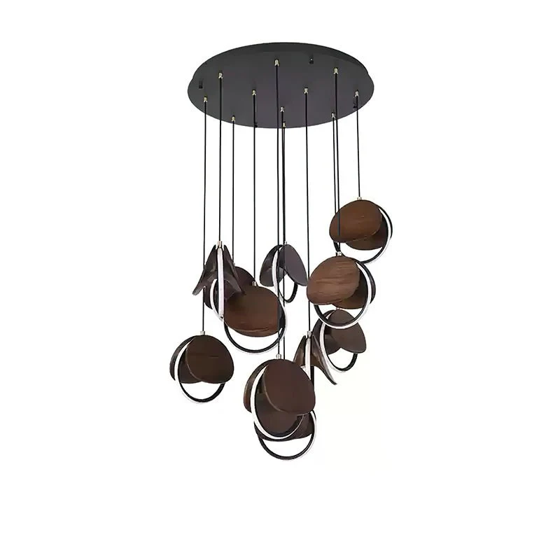 Avvelen Geometric Wood Pendant Light - Image 35