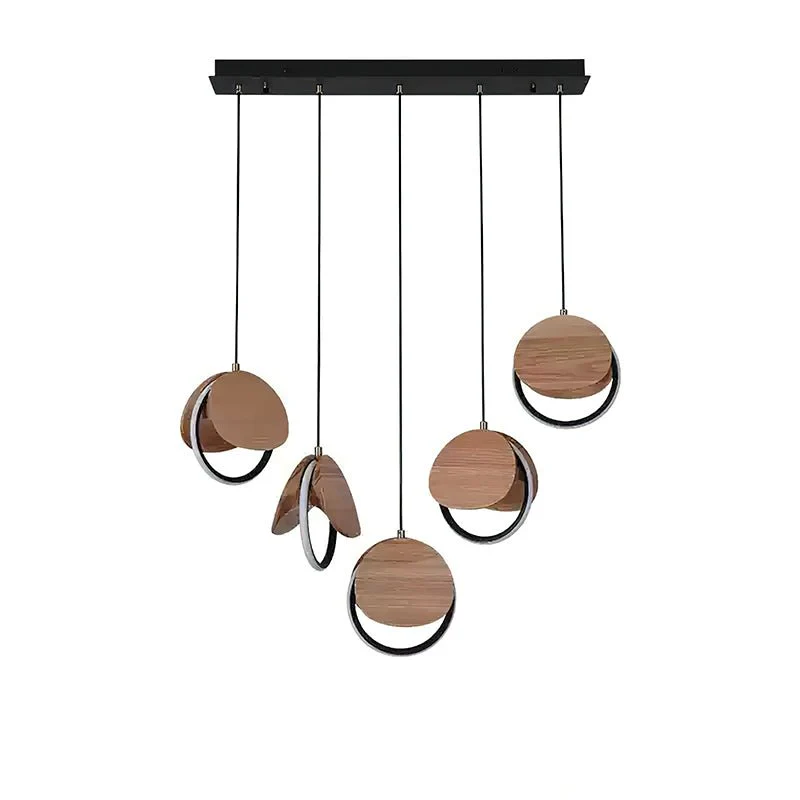 Avvelen Geometric Wood Pendant Light - Image 38