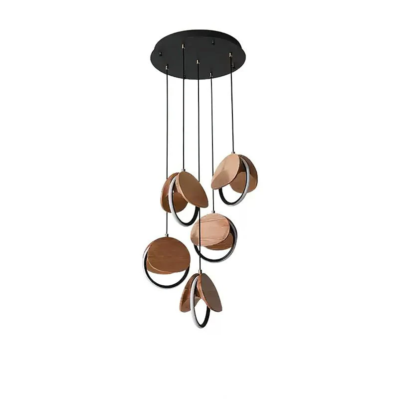 Avvelen Geometric Wood Pendant Light - Image 48