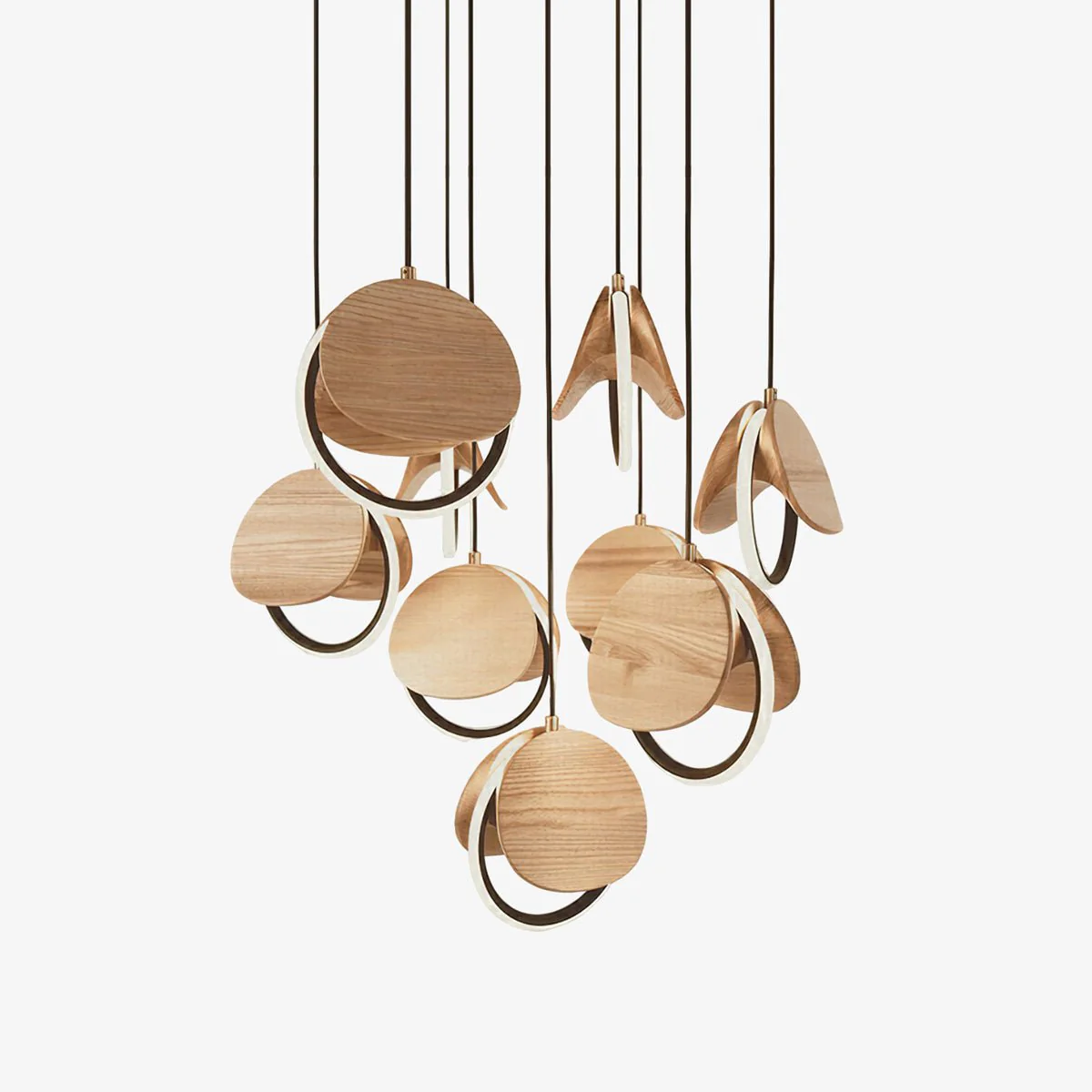 Avvelen Geometric Wood Pendant Light - Image 9