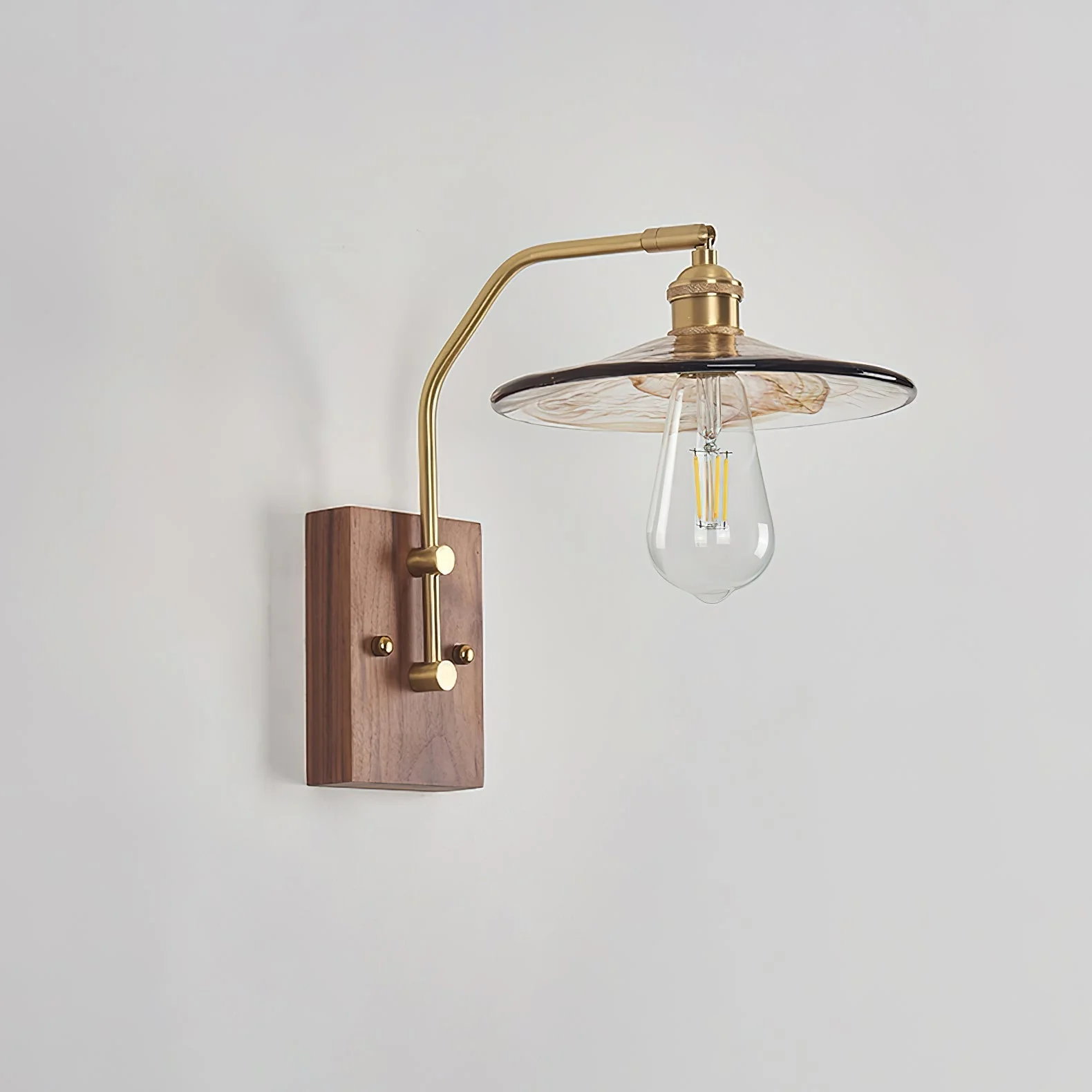 Avveleth Elegance Vintage Walnut Wall Lamp - Image 34