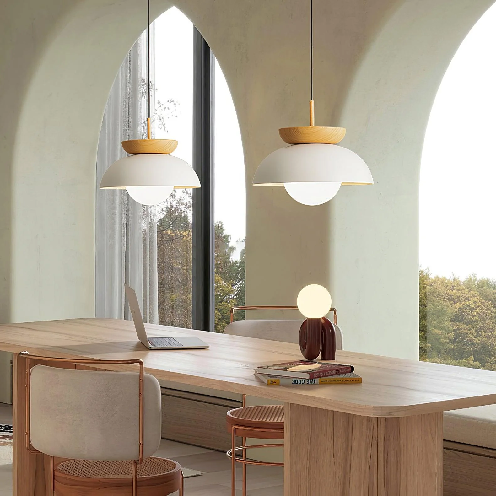 Avvenora Premium Nordic Art Glass Pendant Lamp - Image 16