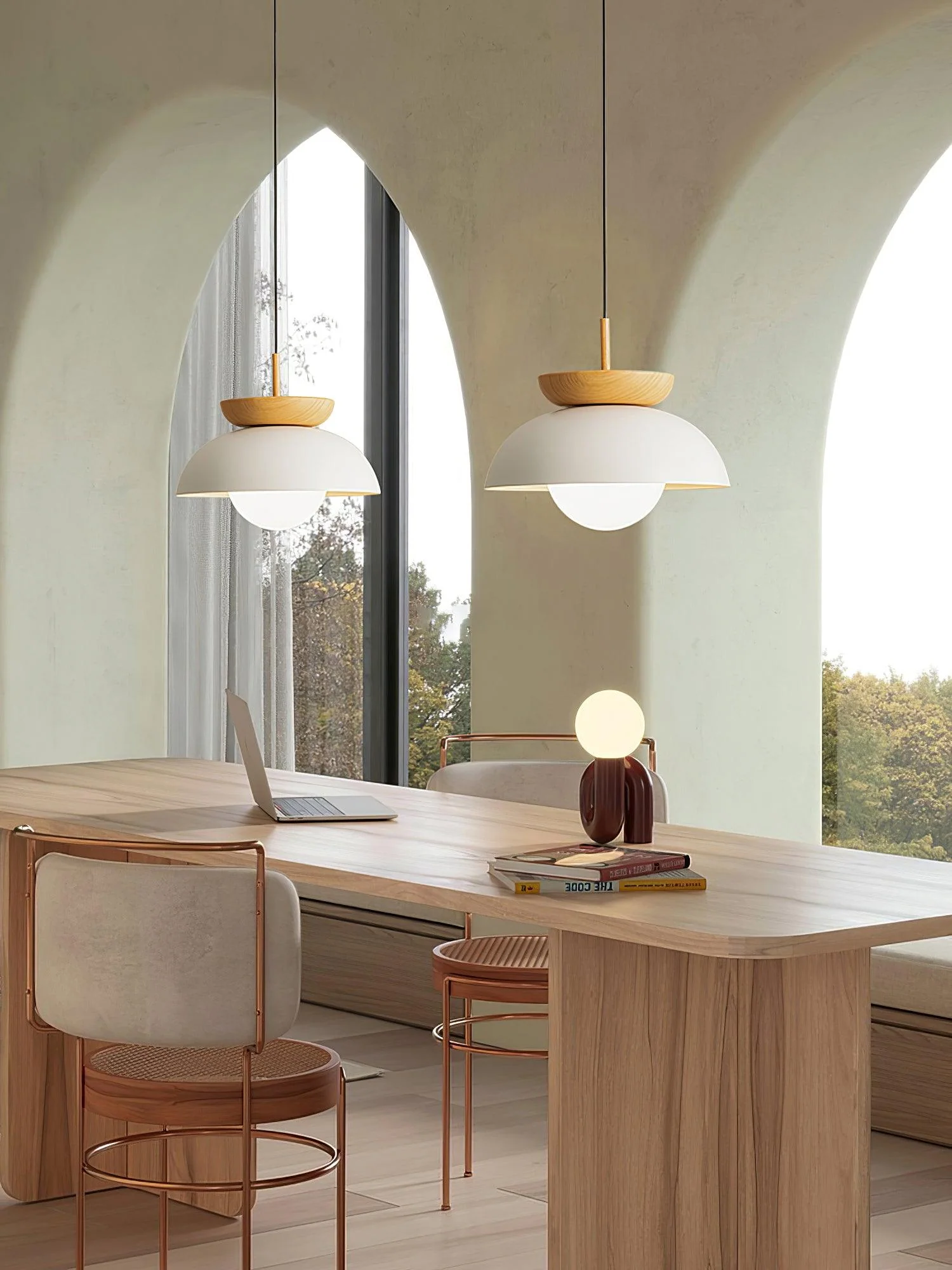 Avvenora Premium Nordic Art Glass Pendant Lamp - Image 6