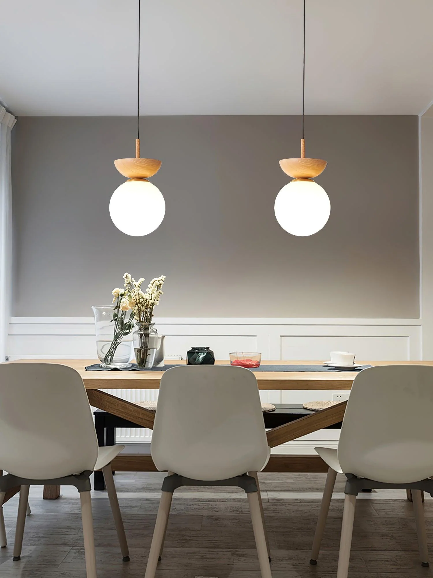Avvenora Premium Nordic Art Glass Pendant Lamp - Image 8