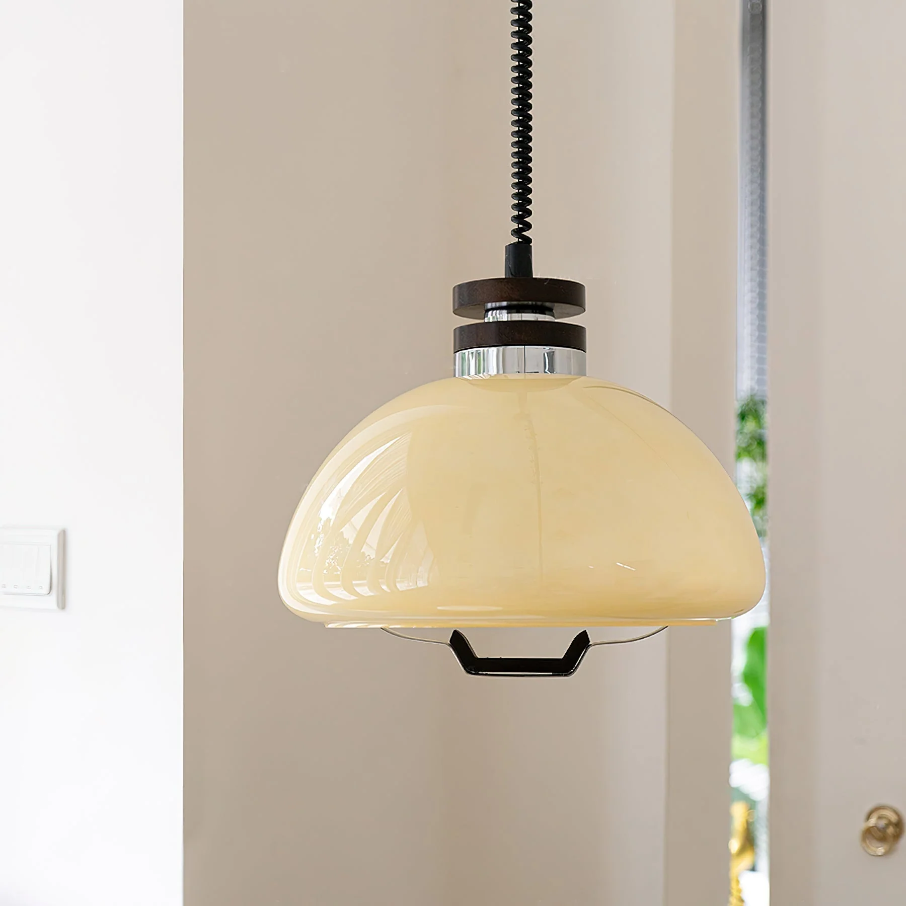 Avvinel Nordic Art Pudding Wood Pendant Light - Image 12