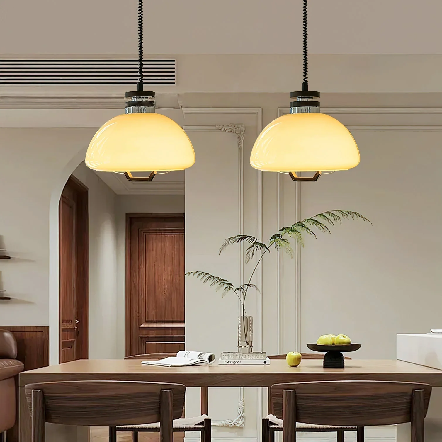 Avvinel Nordic Art Pudding Wood Pendant Light - Image 4