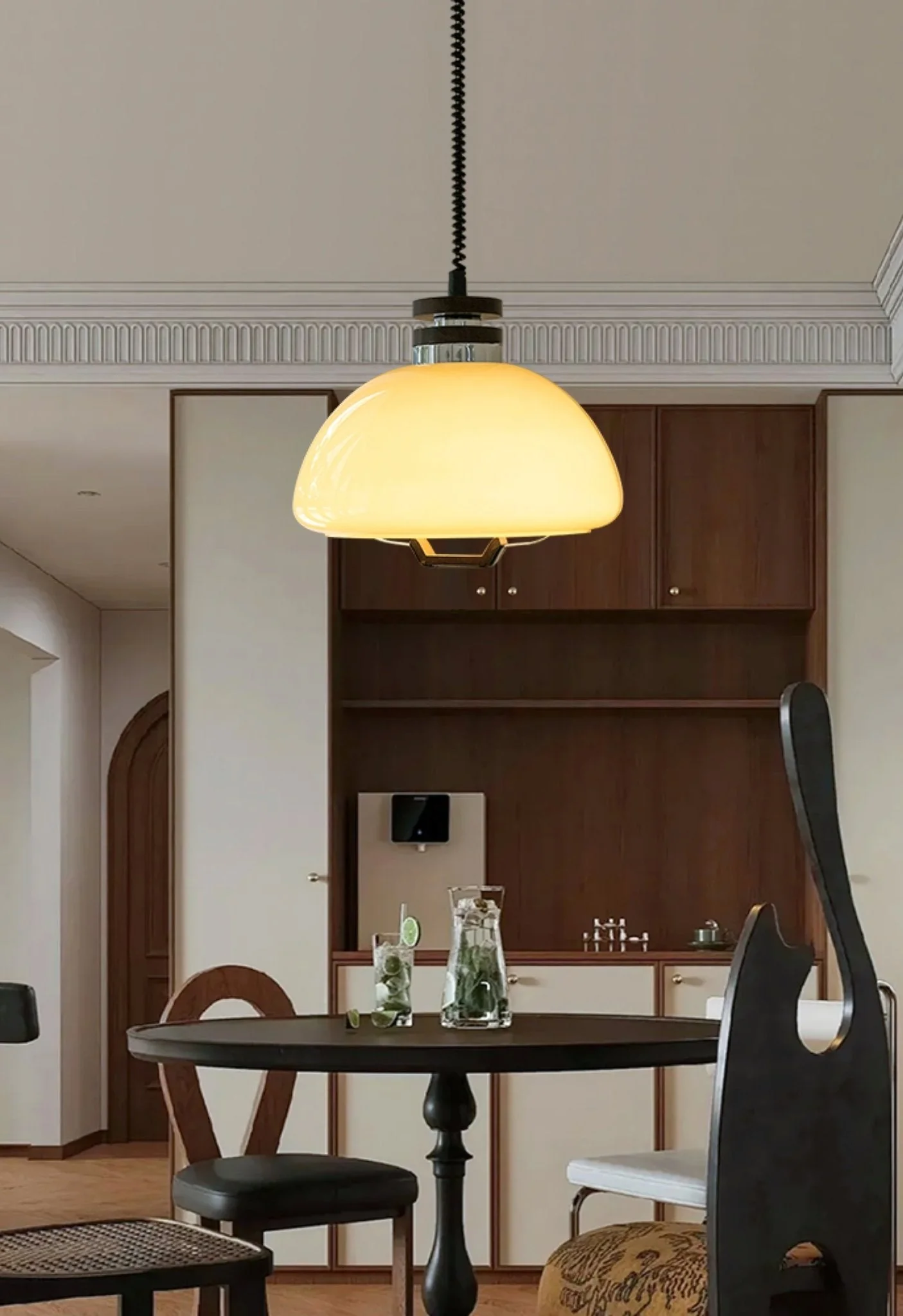 Avvinel Nordic Art Pudding Wood Pendant Light - Image 5