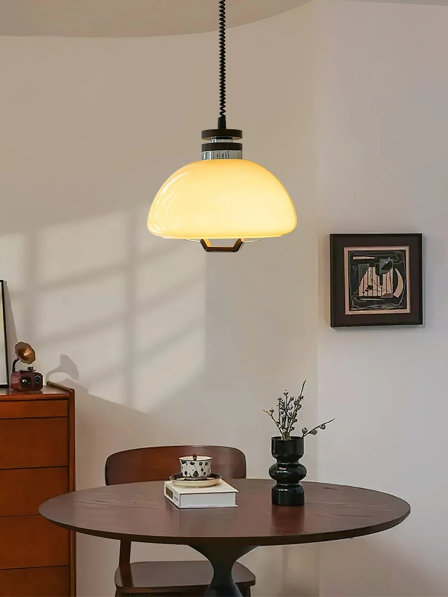 Avvinel Nordic Art Pudding Wood Pendant Light - Image 6