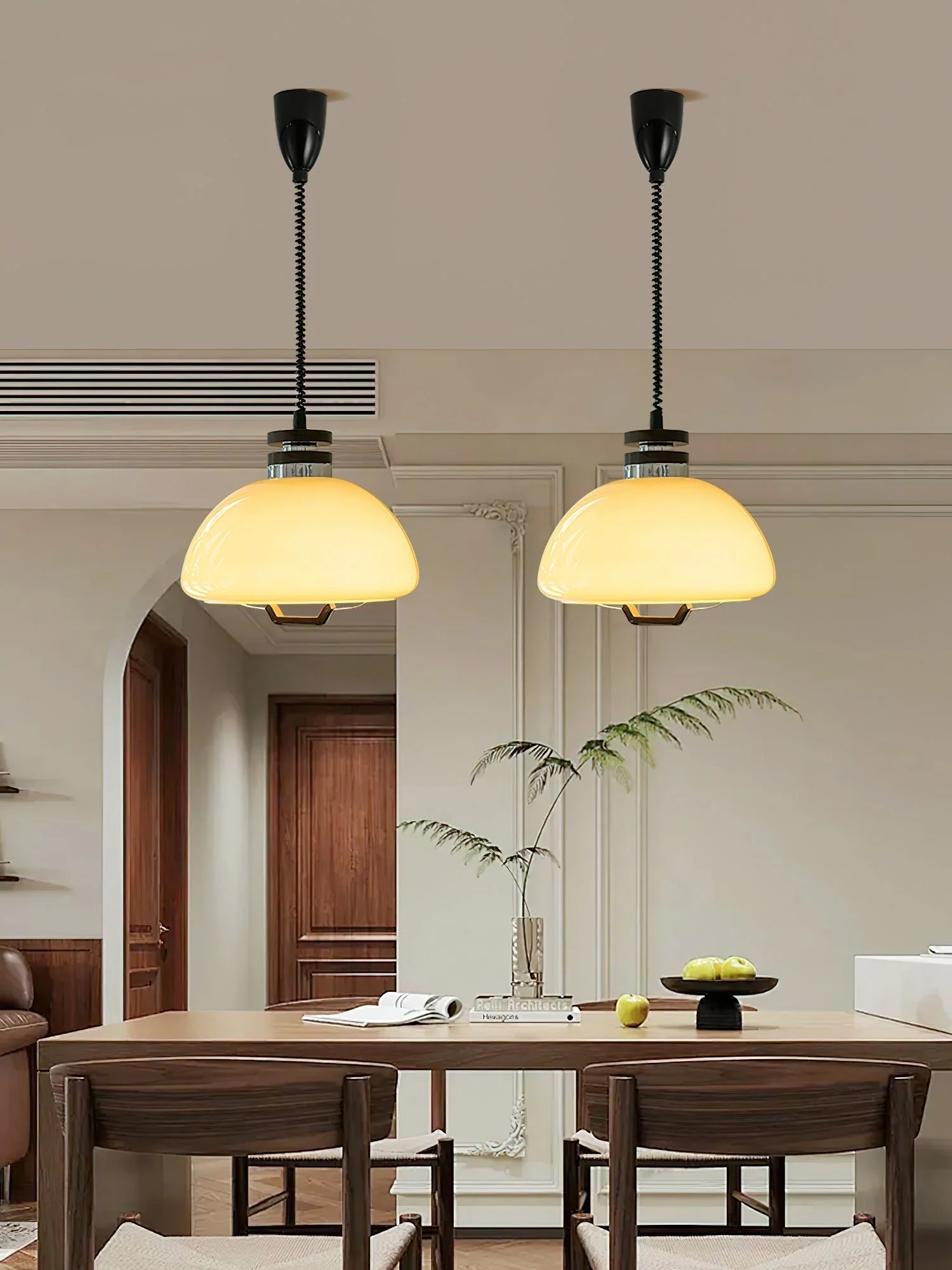 Avvinel Nordic Art Pudding Wood Pendant Light - Image 7